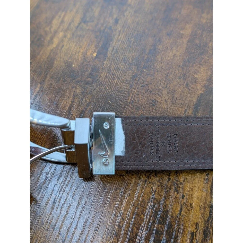 Nike Reversible Textured Synthetic Leather Belt Men’s Black/Brown Golf 51